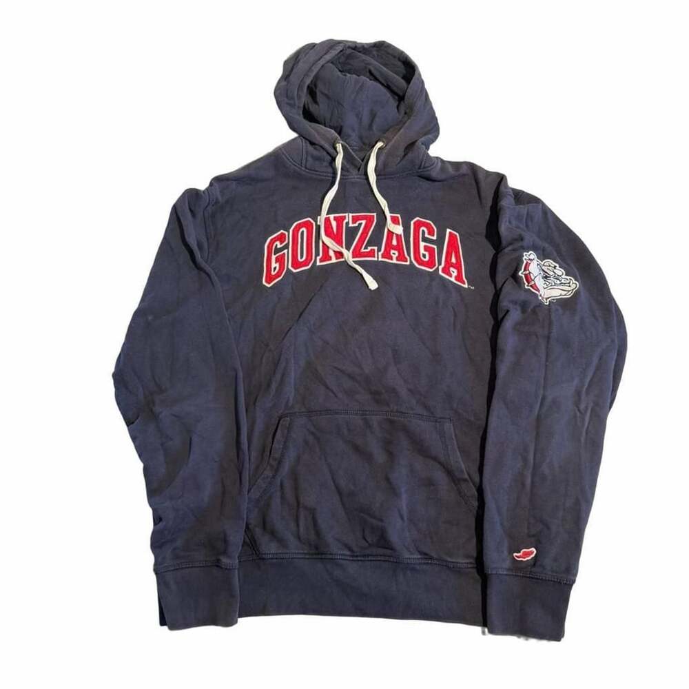 Champion Gonzaga Bulldogs Navy Blue Fleece Pullover Hoodie